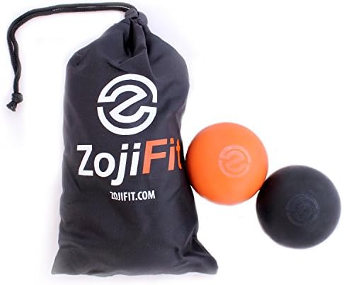 Lacrosse Massage Balls - Trigger Point Therapy - Fix Knots &amp; Sore Muscles - Designed To Increase Mobility And Recovery Time - Comes With A For A Set Of 2 Massage Balls + Carrying Bag