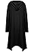 Aifer Women's Asymmetric Hem Long Sleeve Loose Hoodies Sweatshirts Dress Casual Sweatshirts Tunic Tops