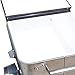 Tenive 80-Quart Stainless Steel Patio Cooler Portable Ice Cooler Cart Rolling Party Drink Entertaining Outdoor Cooler Cart - Silver