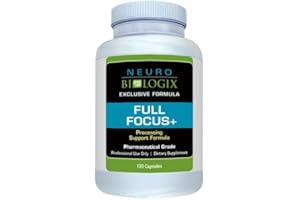 Neuro biologix Full Focus for Men & Women, Brain & Mood Support Supplement, Promotes Focus, Memory & Cognitive Function, with Green Coffee Bean, Bacopa, Magnesium & SAM-E, Gluten Free, 120 Capsules