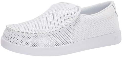 dc white slip ons