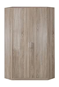 armario de ropa de esquina de roble