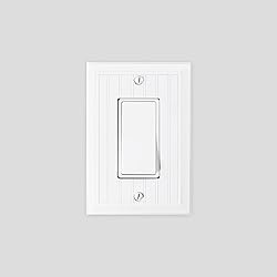 Questech Decor Light Switch Covers, Single Rocker