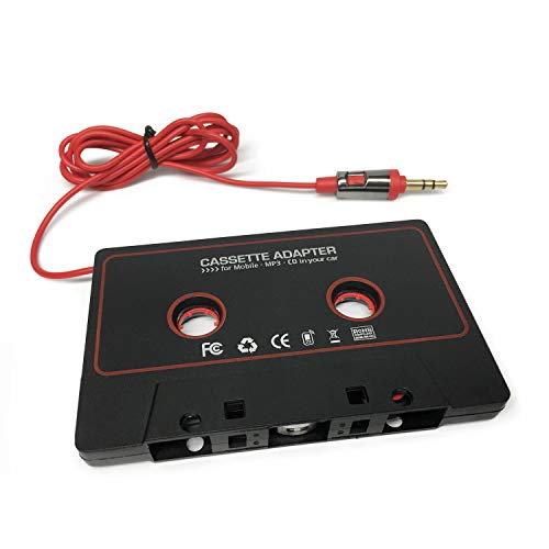 Cerepros Cassette Adapter Audio Stereo 3.5mm Aux Cable Cord to Car Vehicle Radio Deck