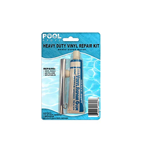 Pool Above Heavy Duty Vinyl Repair Patch Kit for Inflatables Boat Raft Kayak Air Beds