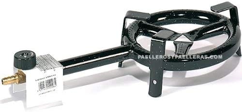 Vaello La Valenciana Paellero Gas Burner 1 Fire Ring, 200 Mm,Black - Image 5