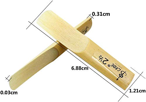 Clarinet Reeds,Alto bE Soprano Saxophone Reeds 2-1/2,Strength 2.5, Each Packaging 10Pcs with Plastic Box - Thumbnail 5