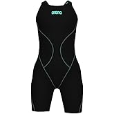 Arena Girls Junior Powerskin Impulso Open Back Racing Swimsuit Full Body Short Leg Tech Suit