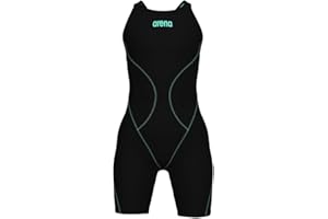 Arena Girls Junior Powerskin Impulso Open Back Racing Swimsuit Full Body Short Leg Tech Suit
