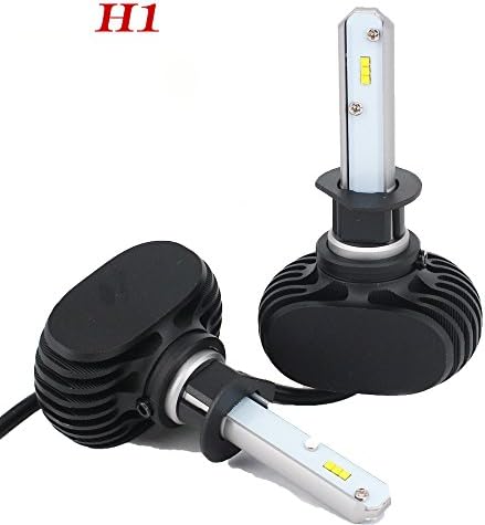 AOSI H1 Led Headlight Bulb Conversion kit - All Bulb Sizes - 50W 8000LM 6500k Cool White SEOUL Y19 CHIP Auto For Cars Replaces Halogen & HID Bulbs