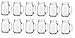 Libbey Drinking Mason Jar with Handle, 16 -Ounce, Set of 12
