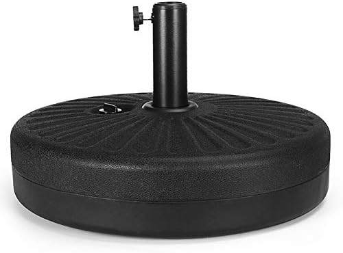 Kingeys Heavy Duty Round Patio Umbrella Base Stand Filled With
