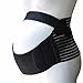 FITTOO Maternity Belt Back Support Belly Band Pregnancy Belt Support Brace Abdominal Binder Waist Support Black XL