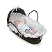 Hooded Baby Moses Basket with Liner, Sheet, and Pad
