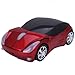 Wireless Mouse Sports Car Shaped Optical Ergonomic Computer Mouse with Adjustable DPI Scroll Wheel and USB Receiver (California Red)