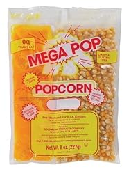 Mega-pop Popcorn 6 count, Oil and Salt Kit with