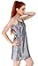Simplicity Women's Sexy Silky Satin Chemise Nighttime Lingerie Sleepwear