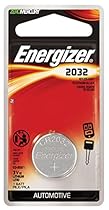 Energizer 2032 3V Lithium Battery Retail Packaging, 1-Count