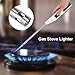 Fdit Electronic Kitchen Gas Stove Lighter Oven BBQ Candle Safety Ignitor Home Kitchen Outdoor Camping Picnic Use(Black)