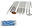 Set of 3 Sable NAIL ART Brushes Pen, Detailer Liner and Striper