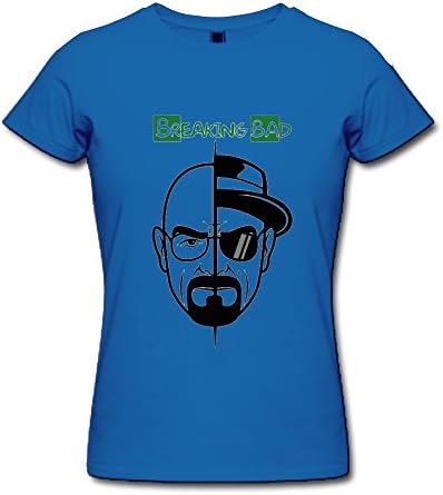 KaiOu Breaking Bad Heisenberg Women's O-Neck T-shirt XS RoyalBlue