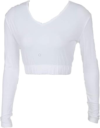 white cheer crop top