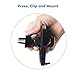 Car Phone Mount VAVA Phone Holder for Car Air Vent (Firm Grip, One Button Release, 360 Degree Rotatable Joint) – Fits iPhone Samsung Galaxy HTC LG Huawei and More