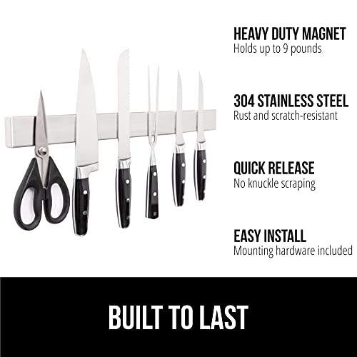 Gorilla Grip Stainless Steel Knife Holder, Heavy Duty