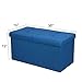 Otto & Ben Folding Chest with Smart Lift Top Upholstered Tufted Ottomans Bench Foot Rest for Bedroom and Living Room, 30