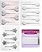 LorAnn Oils Lollipop Candy Molds Set of 3 (1) each of Hearts, Stars, and Round with 100 Lollipop Sticks