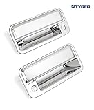 TYGER ABS Triple Chrome Plated Door Handle Cover 88-98 Chevy C10 Pickup/92-95 S10 Blazer/95-99 Tahoe/92-99 Suburban/GMC Yukon 2 Doors Trim With Passenger Side Key Hole