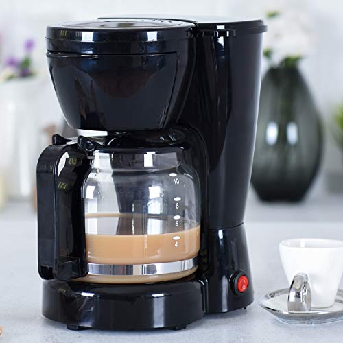 COSTWAY 10Cup Coffee Maker, Modern Design Portable Espresso Machine