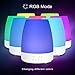 Wake Up Light-Sunrise Digital Alarm Clock, Bedroom Light Therapy-Snooze Function for Heavy Sleeper, Kids, 3 Night Light Brightness & 8 RGB Colors, 7 Nature Sounds & Bluetooth Speaker, Touch Control