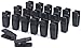 Generic Black Slim-line Set of Finger Clips Set of 20