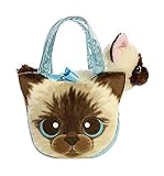 Aurora World Fancy Pals Pet Carrier Siamese Kitten Plush