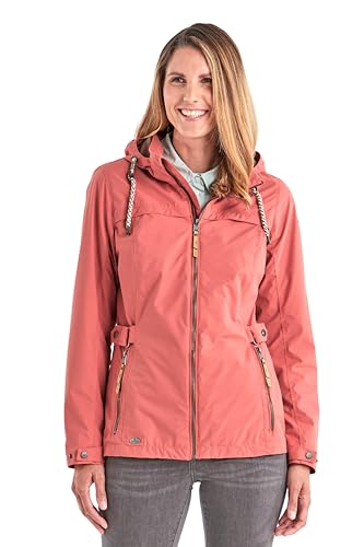 G.I.G.A. DX Damen Funktionsjacke/Outdoorjacke mit abzippbarer Kapuze Jamil WMN JCKT A, dunkelkoralle, 36, 36742-000