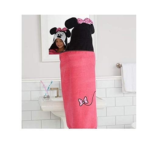 minnie mouse hooded beach towel