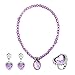Eccoo House 6PCs Princess Dress Up Accessories Gift Set for Sofia Crown Scepter Necklace Earrings Gloves Ring
