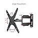 Suptek Adjustable TV Wall Mount, Swivel and Tilt TV Arm Bracket for Most 23-55 inch LED, LCD Monitor and Plasma TVs up to 100lbs VESA up to 400x400mm (MA4262)