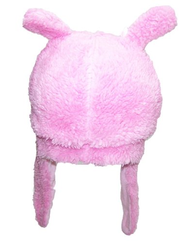 Best Winter Hats Girl's Baby/Toddler Fleece Hat with Puppy Face (One Size) - Light Pink