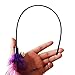 Freedi 4Pcs Cat Toys Artificial Feather Teaser Wand Toy with Bell Pet Funny Exerciser Interactive Play Feather Toys