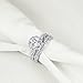 Newshe Vintage Engagement Rings Wedding Set for Women 925 Sterling Silver 3ct Round White Cz Sz 5-10