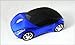 Welltop Wireless Mouse Computer Mice Car-shaped Game Mice 2.4Ghz Optical Mouse for pc Laptop Computer (Blue)