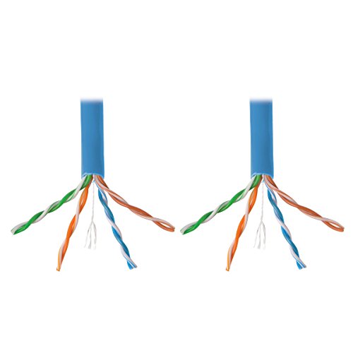 Tripp Lite Cat6 Gigabit Bulk Solid PVC Cable Blue, 1000-ft.(N222-01K-BL)