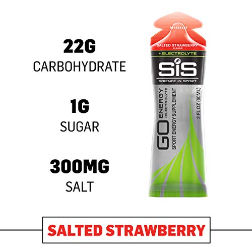 SIS Electrolyte Energy Gels, 22g Fast Acting Carbohydrates, Performance