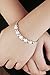 Holiday sale deep discount 25% off Merdia Women's Sterling Silver Transfer beads Cuff Bracelet Bangle with Open Design