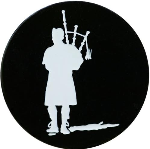 Bagpipes Golf Ball Marker with Matching Hat Clip