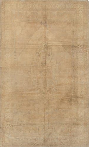 eCarpet Gallery Hand-Knotted Anatolian Vintage 5'7" x 9'5" Wool Rug, Beige