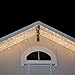 Stay Off The Roof Super Bright Christmas/Wedding Warm White LED Icicle Lights Outdoor Set - 150-Piece Bulk Packaging - 12 ft Lighted Length, Connect up to 18 Sets - Seasonal Holiday Pack