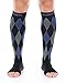 Doc Miller Open Toe Compression Socks for Men & Women, 30-40 mmHg Knee High Support, Toeless Design for Daily Leg Comfort, Breathable Nylon Spandex, 1 Pair